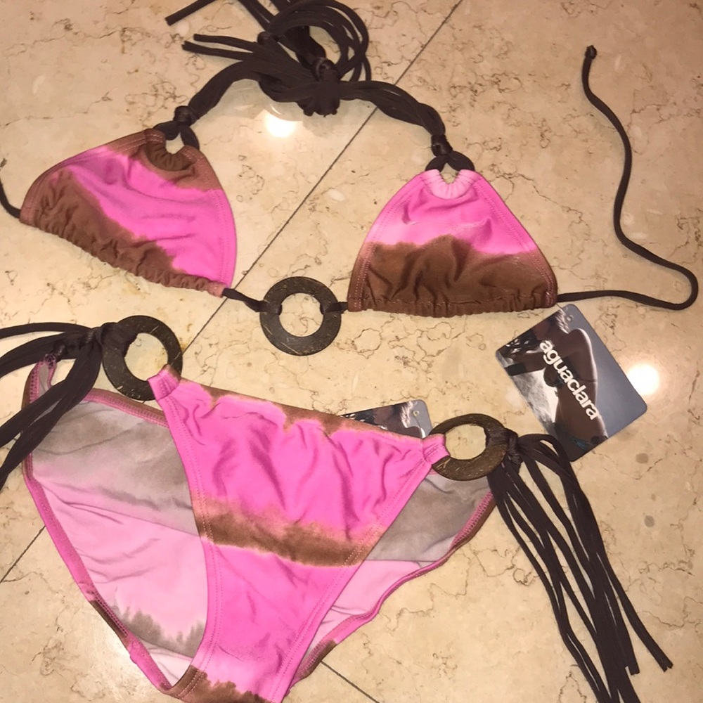 Bikini pink and brown
